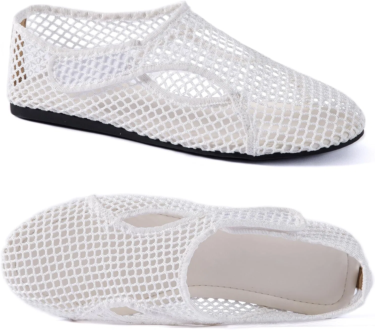 Мокасины Mesh Slip-On, дышащие летние, N.N.G, белый — фото 2