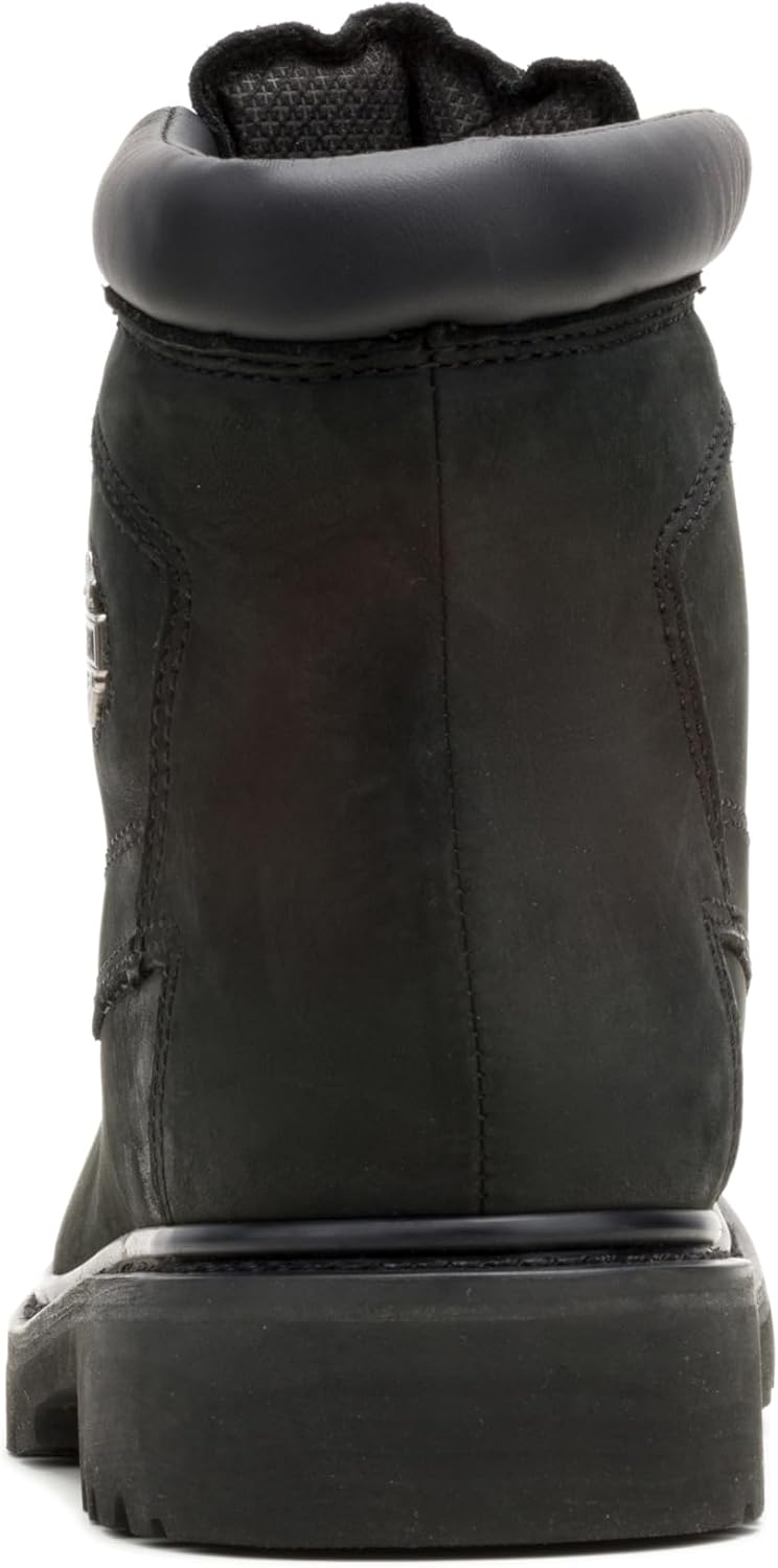 Мужские мотоциклетные повседневные ботинки Harley-Davidson Badlands из кожи, черный — фото 3