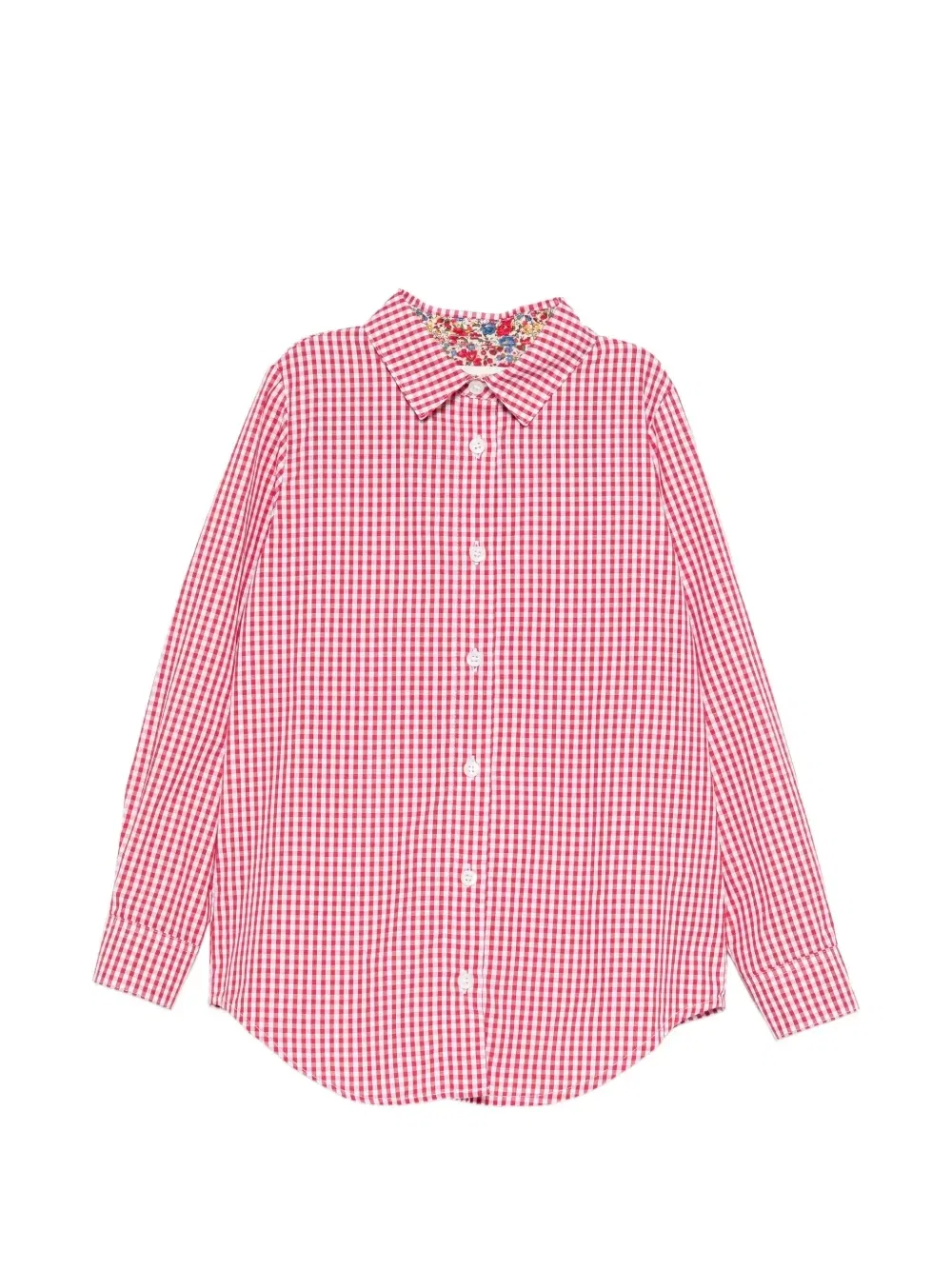 Рубашка Mini Brigitte MC2 Saint Barth Kids, красный
