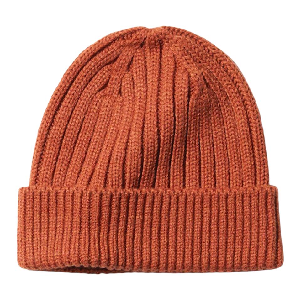 

UNIQLO Акриловая вязаная шапка унисекс черная, Orange