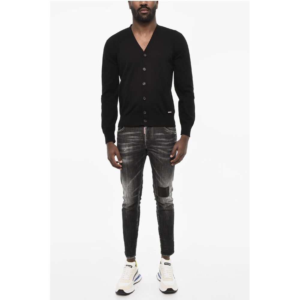 

Черный хлопковый свитер Dsquared2, Black