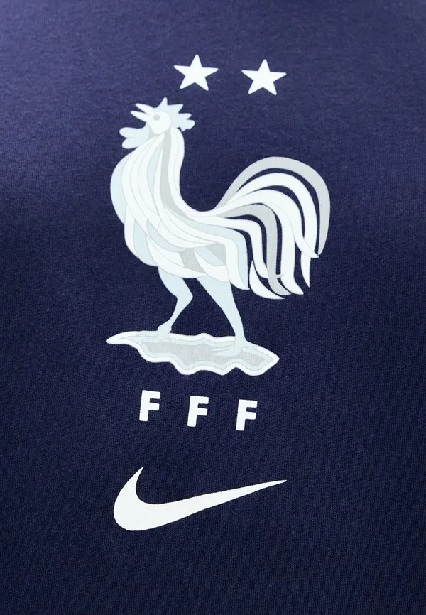 Футболка с эмблемой сборной франции Nike Performance, Blackened Blue — фото 4