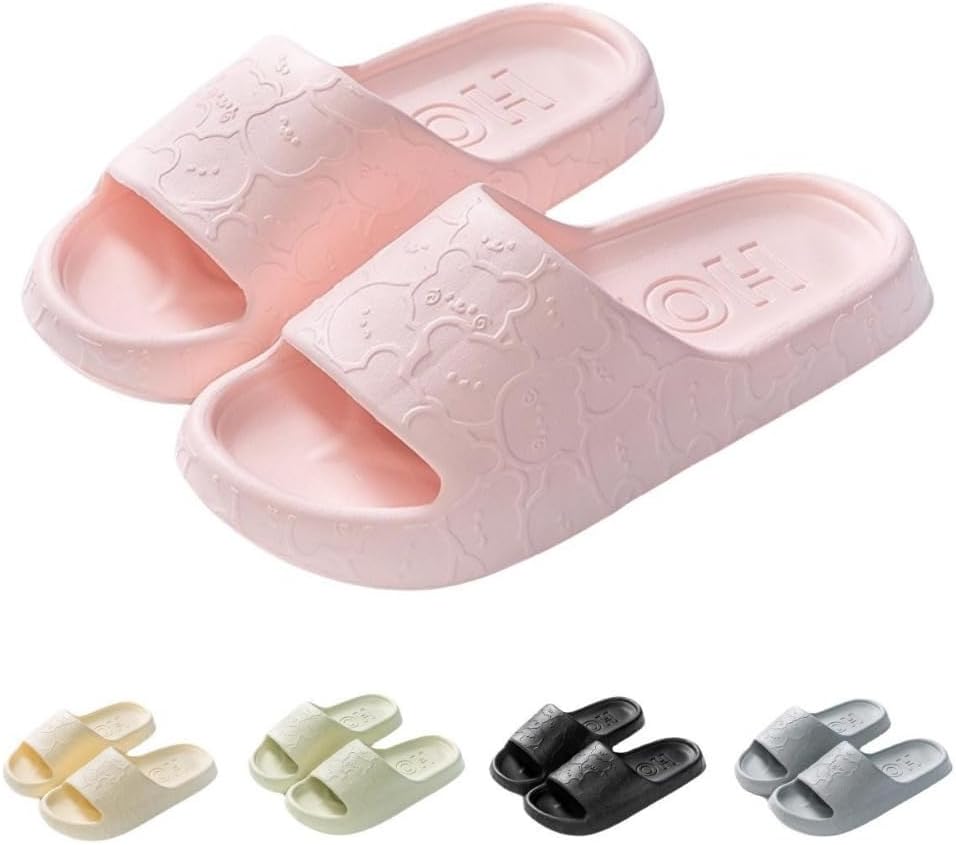 

Милые шлепанцы с мишкой для женщин Albiva, розовый