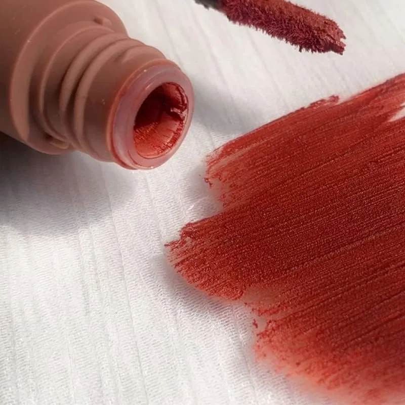 Матовая тинт-помада Velvet Matte Lip Tint, красный (3#), увлажняющая Generic