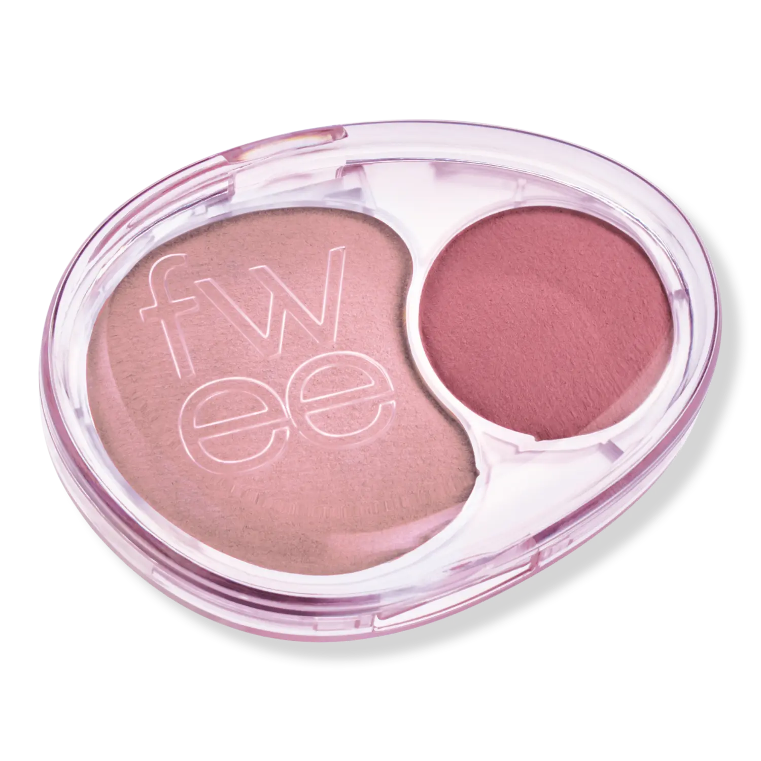 

Нежные двойные румяна fwee, MV01 NO MORE CUPID (ash pink & muted pink)