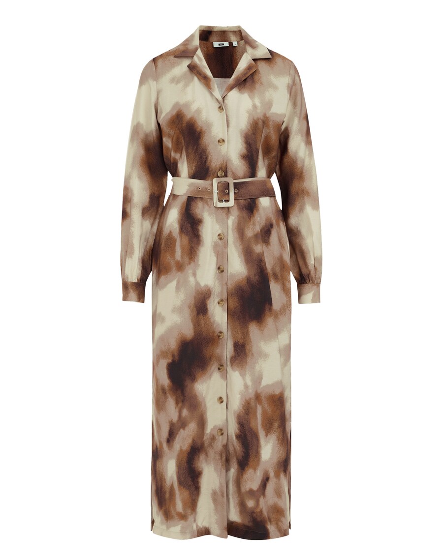 

Платье-рубашка WE Fashion, цвет Brown/Dark brown