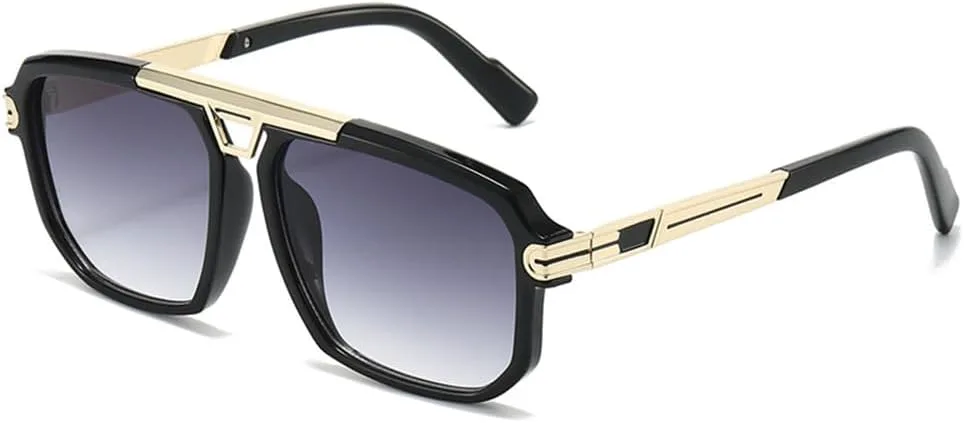 

Солнцезащитные очки UV400 с градиентным покрытием, увеличенного размера, для женщин и мужчин, для бега и занятий спортом на открытом воздухе UYPTK, Black Gray