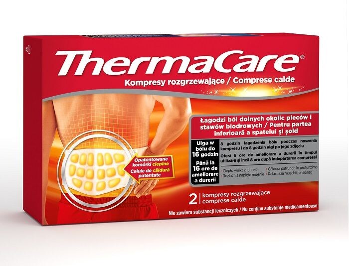 

Согревающий пластырь Thermacare Kompresy Rozgrzewające Na Plecy I Biodra, 2 шт
