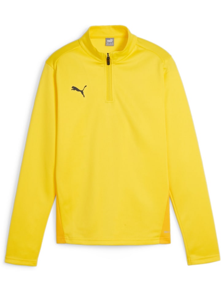 

Футболка TeamGoal Training 1/4 Zip Top Jr желтого цвета Puma, Желтый, Футболка TeamGoal Training 1/4 Zip Top Jr желтого цвета Puma