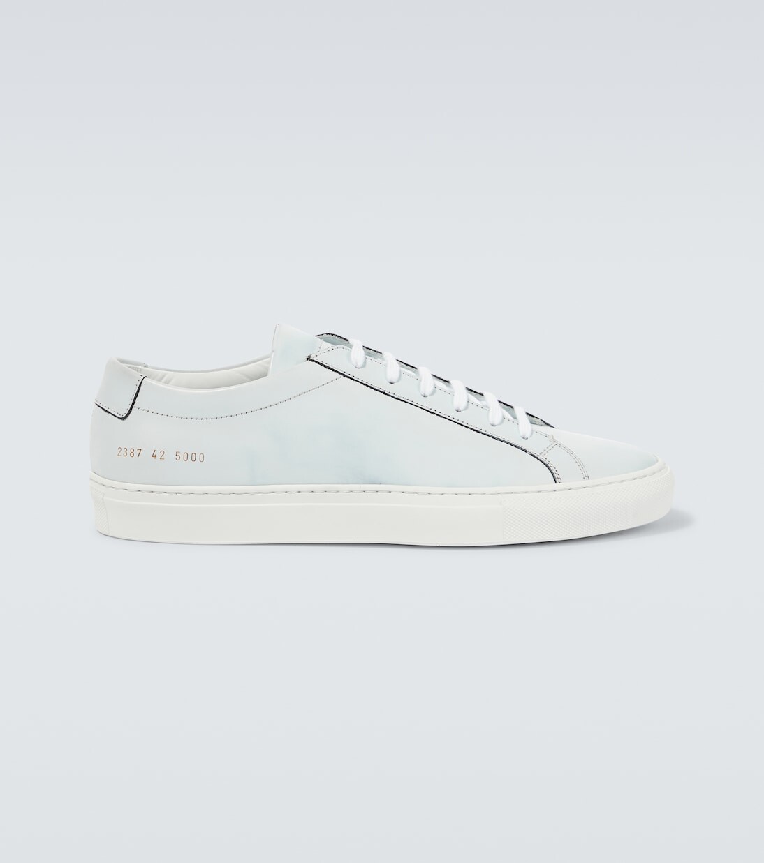 

Кроссовки achilles из выцветшей кожи Common Projects, серебро