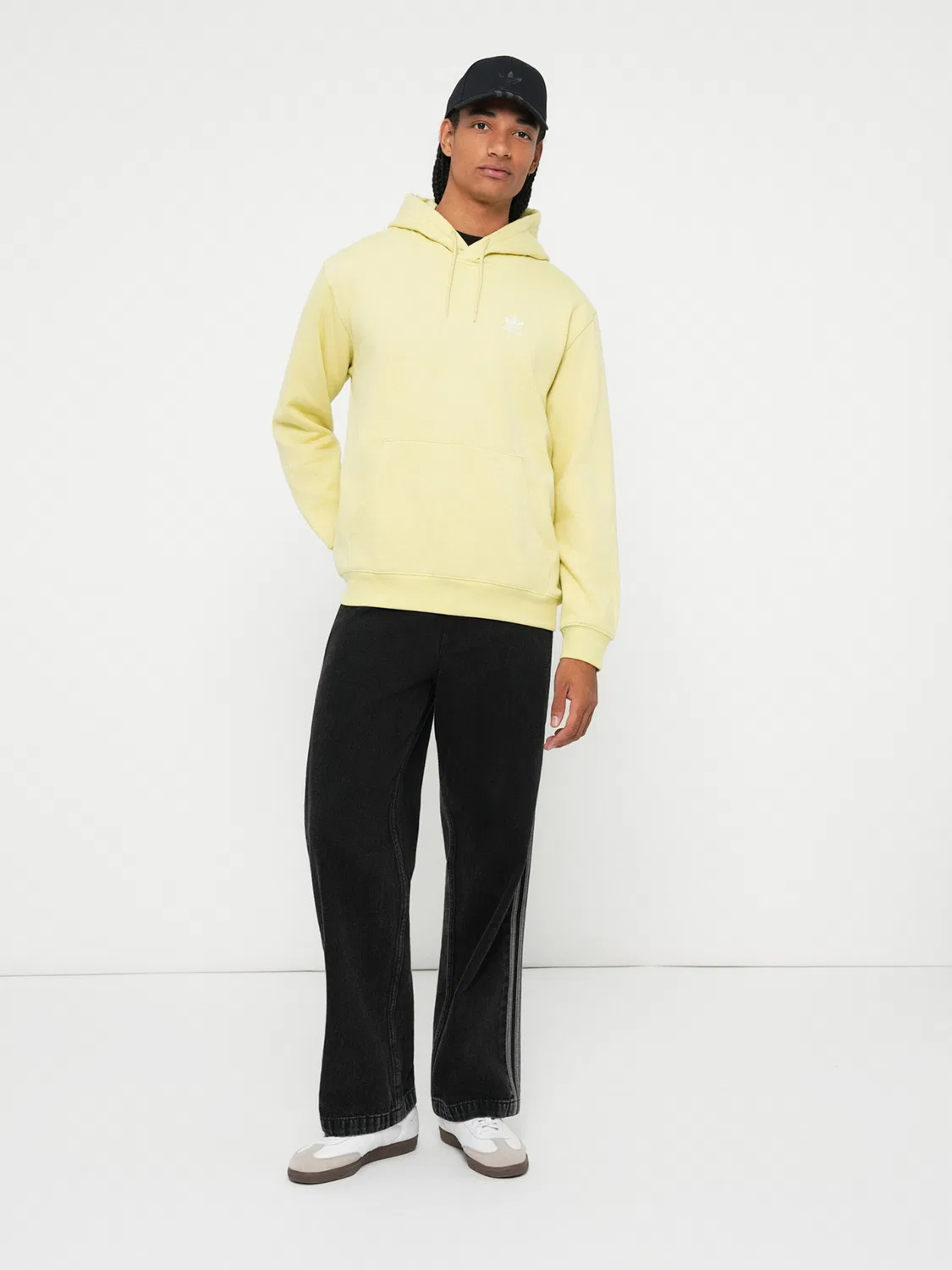 Толстовка Adidas Originals Essential лимонного цвета — фото 4