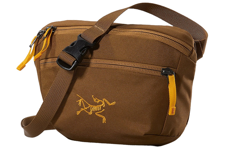 

Arcteryx Сумка-кошелек через плечо 1,5 л, поясная сумка, коричневая, унисекс, из переработанного материала