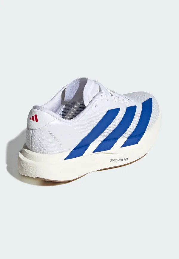 Кроссовки adizero evo унисекс Adidas Performance, Ftwr White/Team Royal Blue/Pure Ruby — фото 4