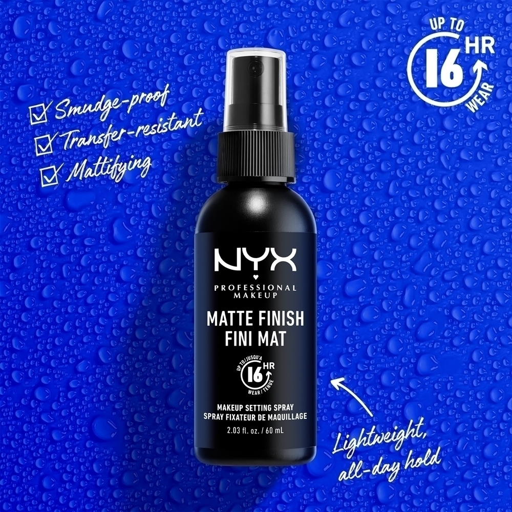 Матирующий спрей для фиксации макияжа Nyx Professional Makeup, 180 мл — фото 3