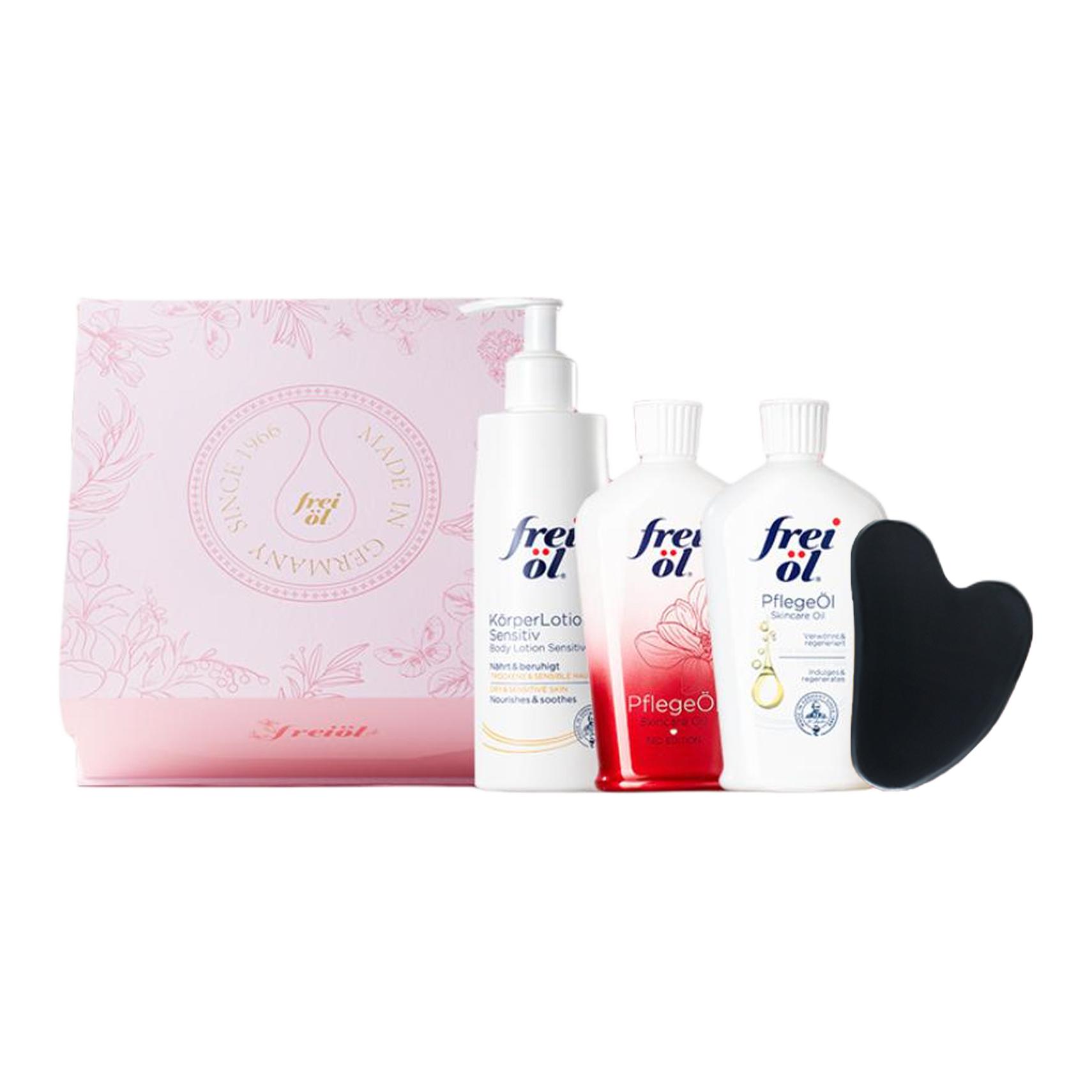 

Набор для ухода за кожей Uniformly Clean с успокаивающим эффектом и ароматом, 4 предмета Freiol, four-piece set a