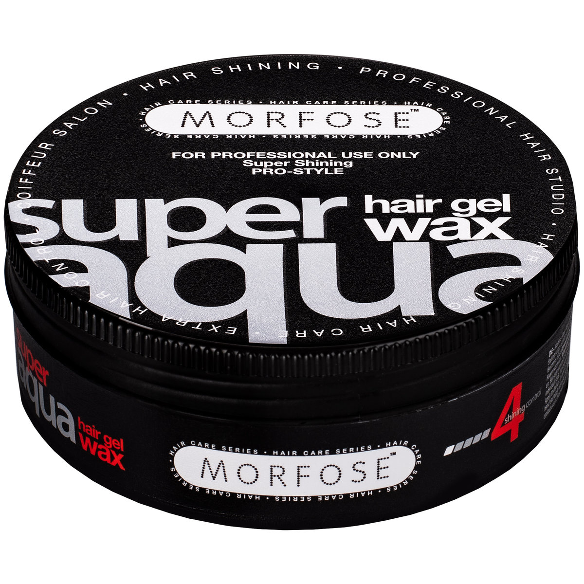 

Morfose, Super Aqua Hair Gel Wax Super Shining, воск для укладки волос сильной фиксации, 150 мл