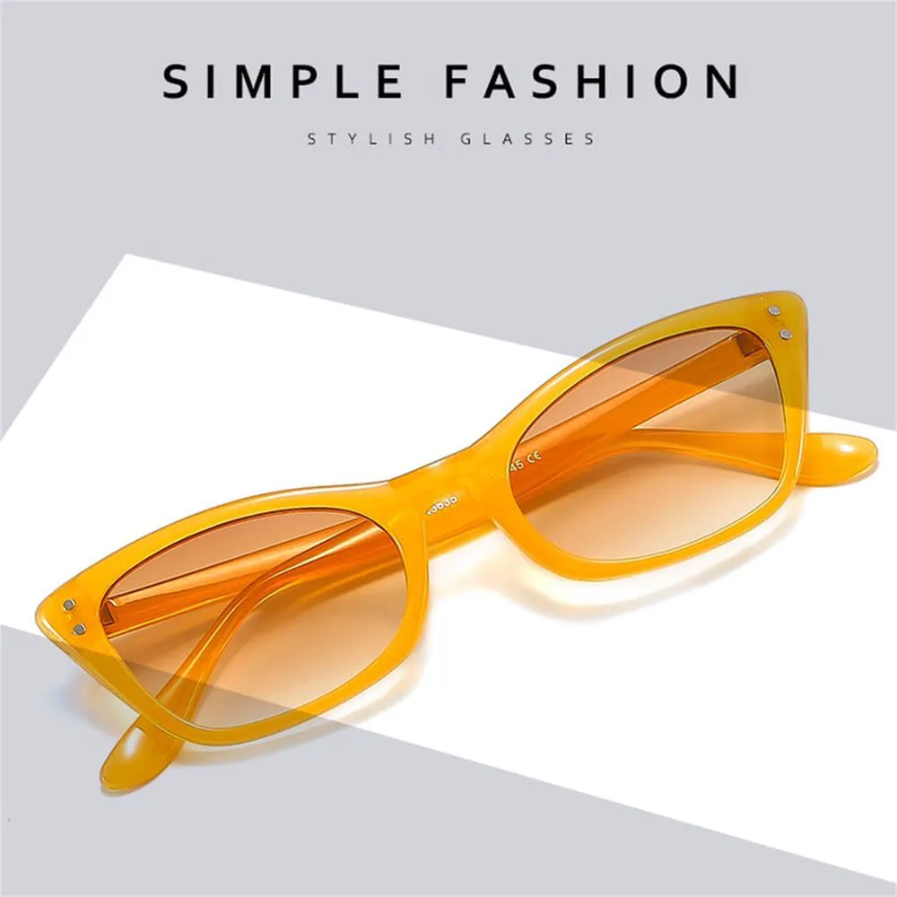 

Солнцезащитные очки в стиле ретро для женщин и мужчин, винтажные солнцезащитные очки с защитой от УФ-излучения UV400 для вечеринок на открытом воздухе HCPIHF, 4