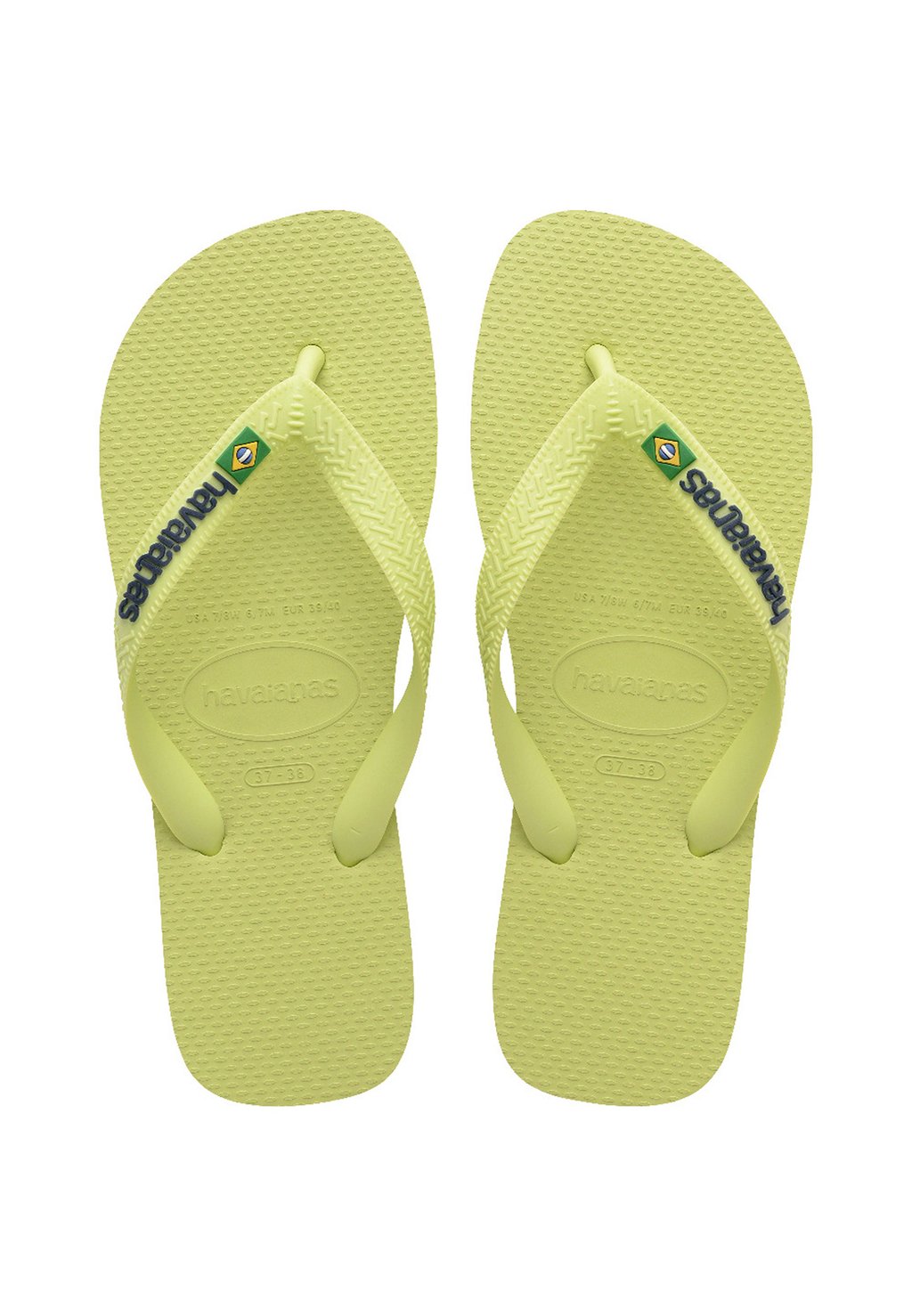 Шлепанцы BRASIL LOGO BUTTERCREAM UNISEX Havaianas, светло-зеленый — фото 4