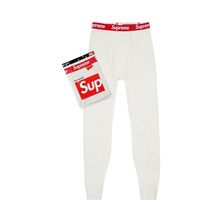 

Брюки Supreme x Hanes Thermal Pant (1 Pack) Natural, кремовый