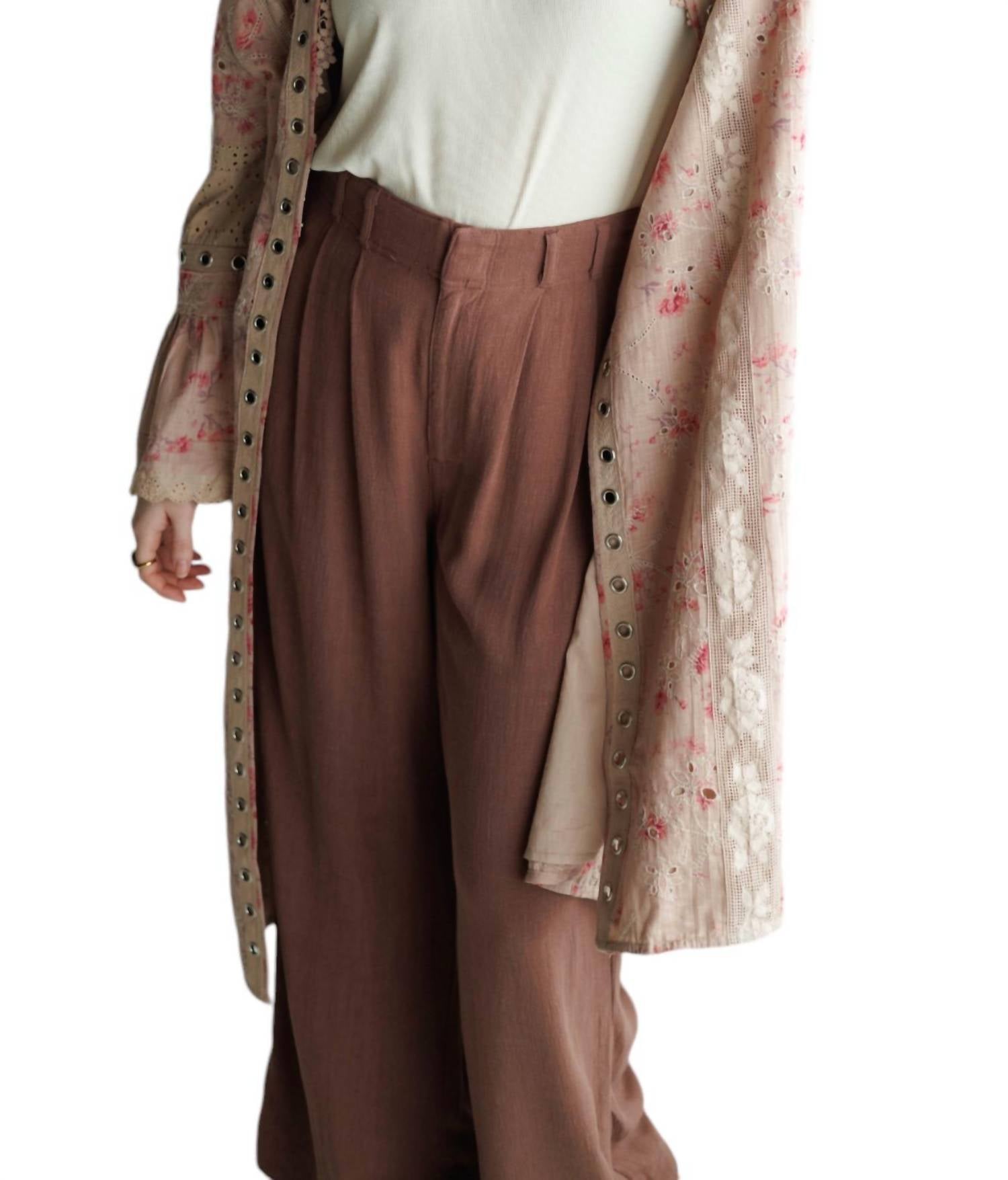

Рубашка женская Duster бежевого цвета Free People