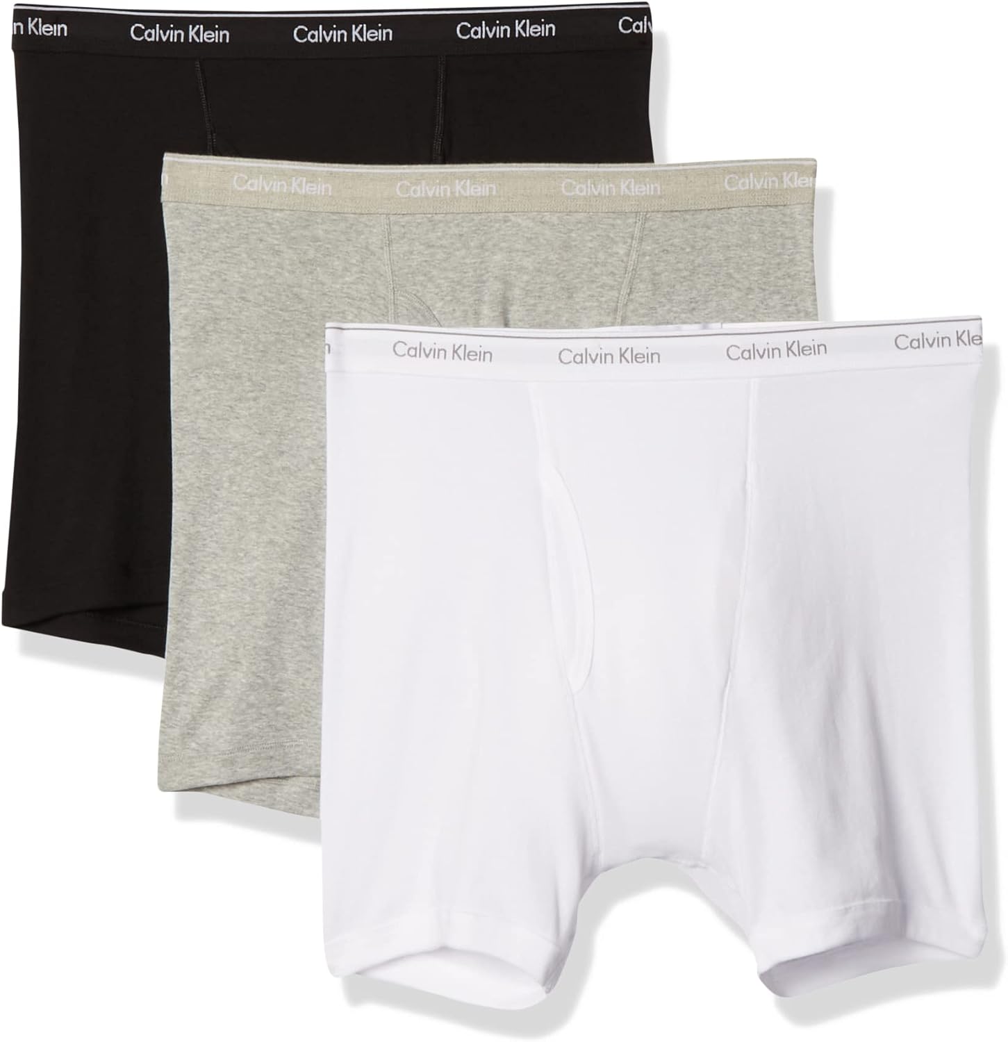 

Мужские трусы-боксеры Calvin Klein из 100% хлопка, Black, White, Grey Heather