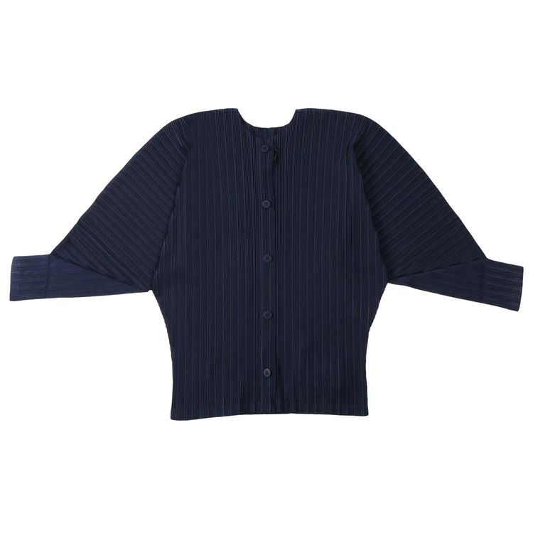 

Кардиган Pleats Please Issey Miyake Rib Pleats February Cardigan 'Navy', синий