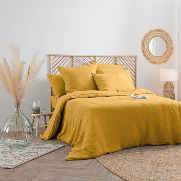 

Пододеяльник Atmosphera Créateur d'intérieur LINAH, 240x1x260 см, желтый