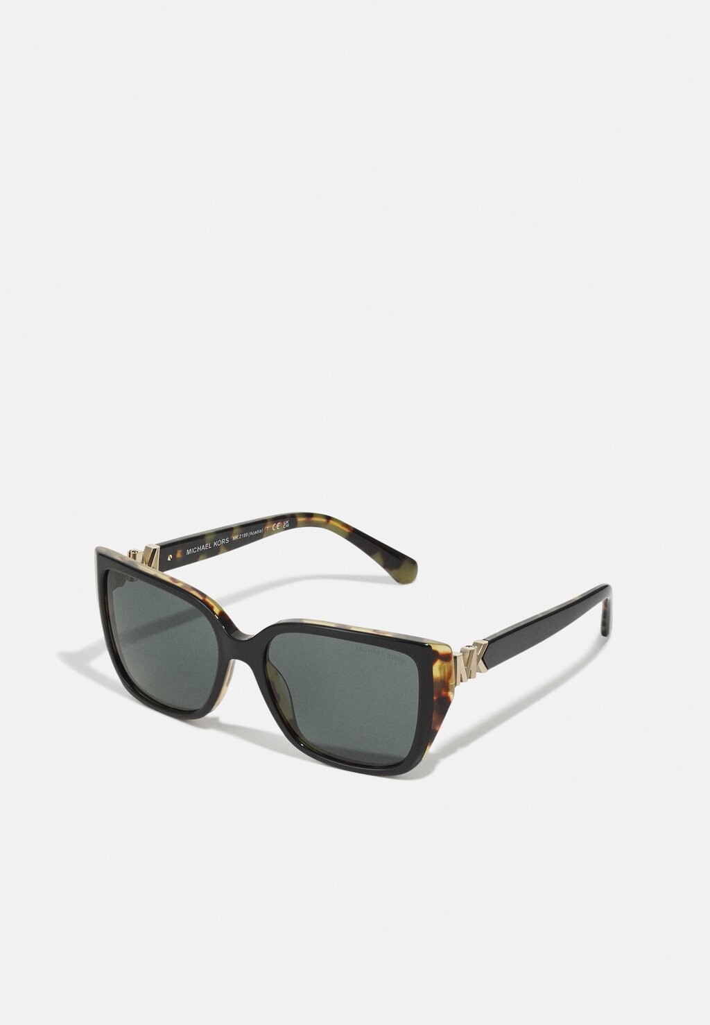 

Солнцезащитные очки Acadia Michael Kors, цвет black/amber tortoise