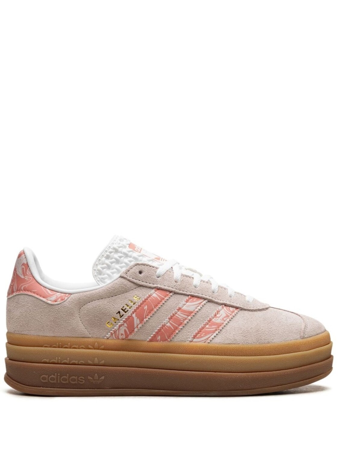 

Кроссовки Gazelle Bold Putty Mauve/Wonder Clay/Cloud White Adidas, бежевый