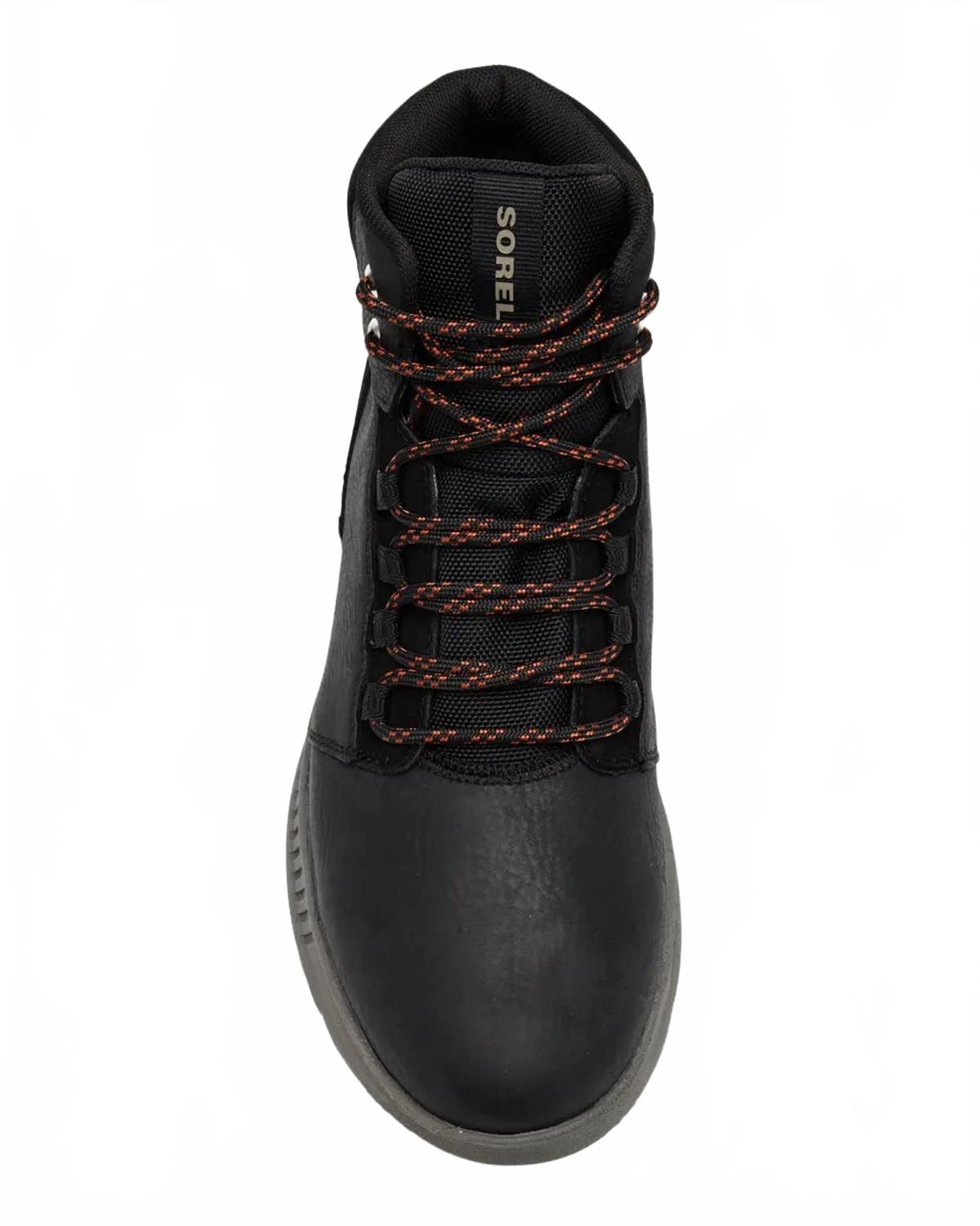 Мужские ботинки Mac Hill Mid из замши и кожи в черном цвете, Quarry Sorel — фото 3