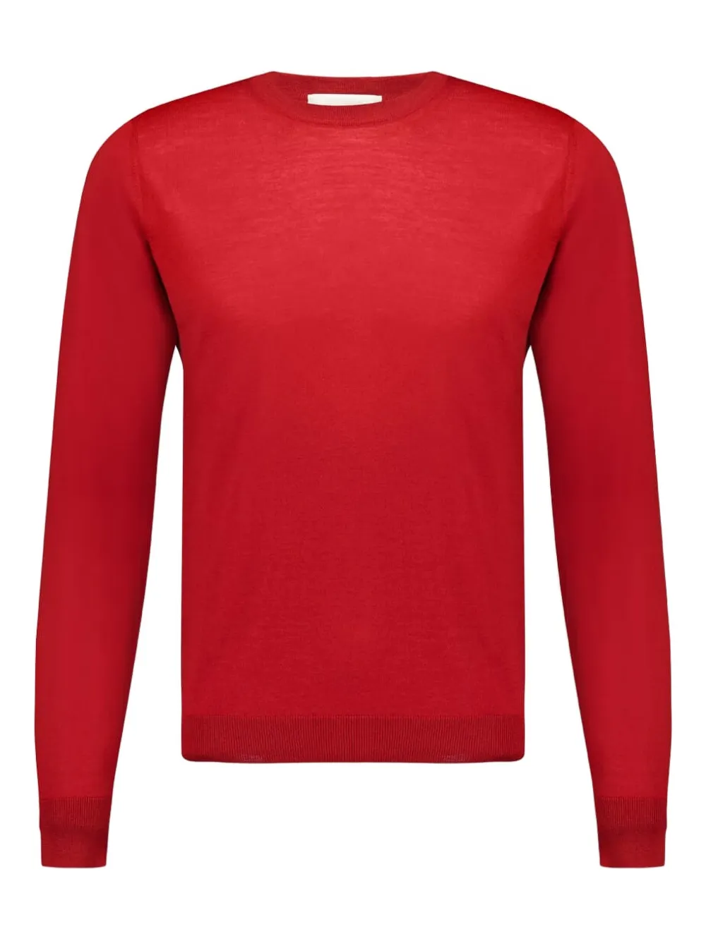 

Шерстяной свитер с круглым вырезом Piacenza Cashmere, красный