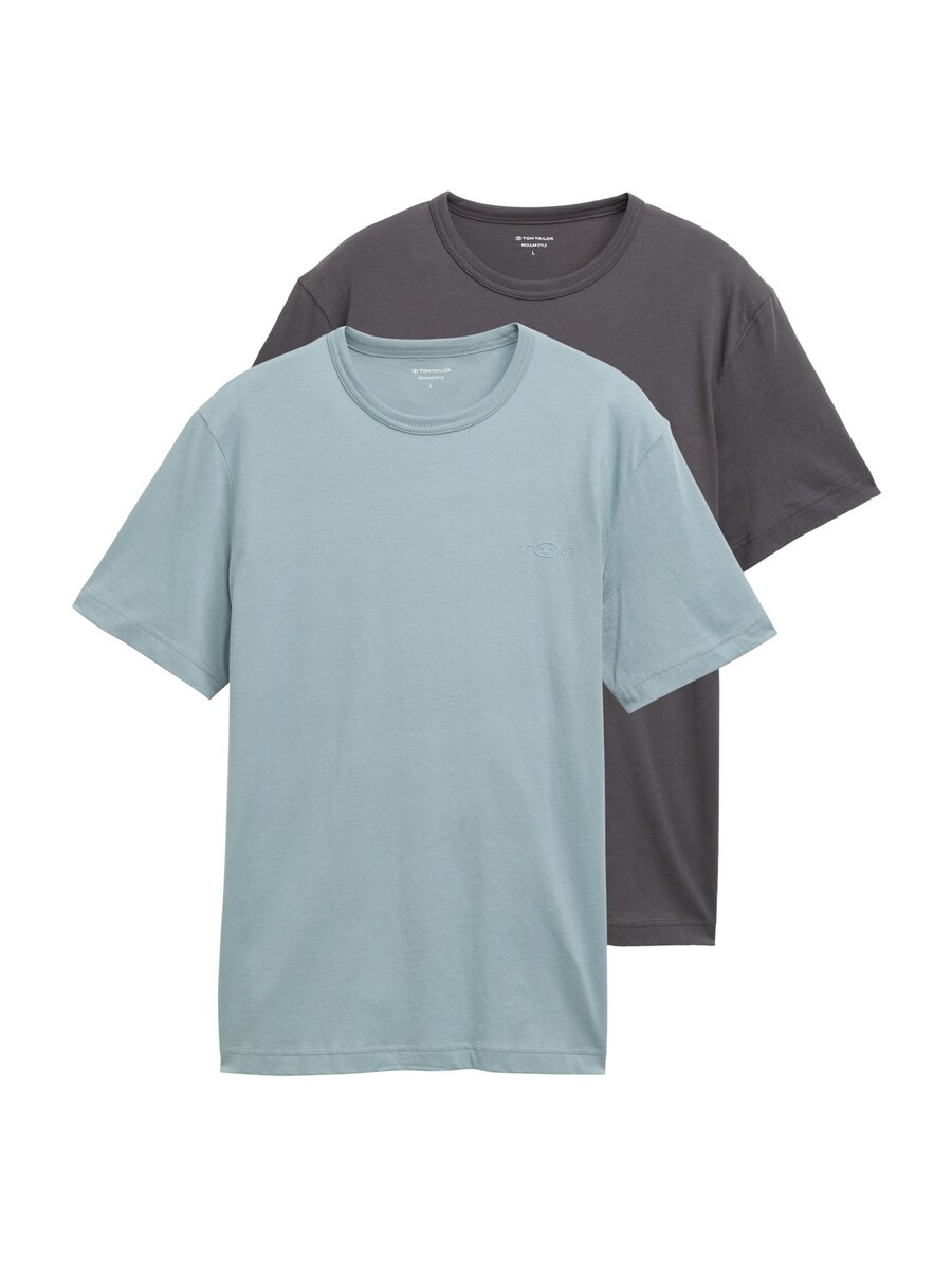 

Рубашка TOM TAILOR, цвет Dark grey/Mint
