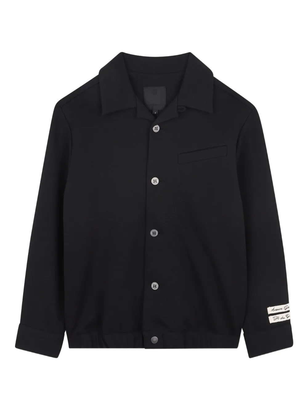 

Жакет на пуговицах Givenchy Kids, черный