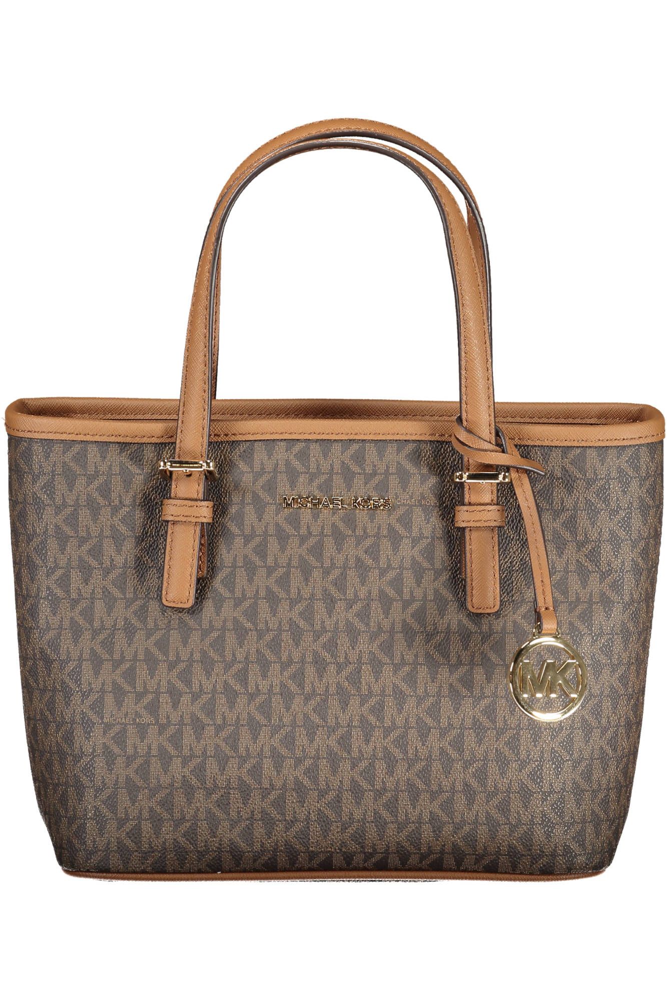 

Коричневая кожаная женская сумка Michael Kors
