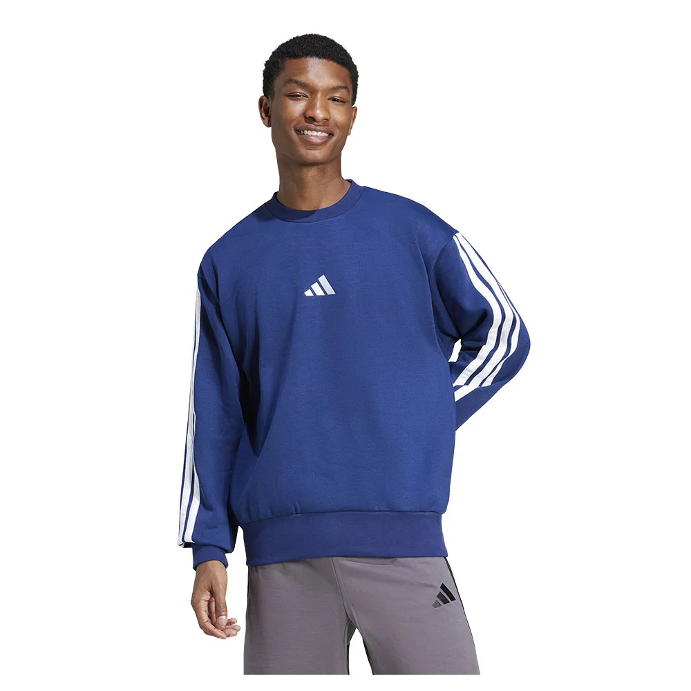 

Толстовка adidas Essentials 3 Stripes Fleece, синий