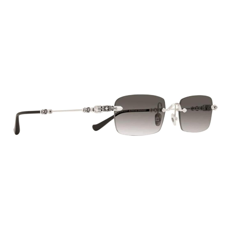 Chrome Hearts Прямоугольные солнцезащитные очки мужские Silver — фото 2