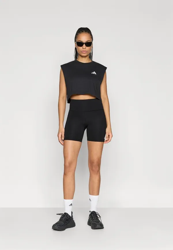 Тайтсы беговые Adi 365 short short Adidas Performance, черный — фото 2