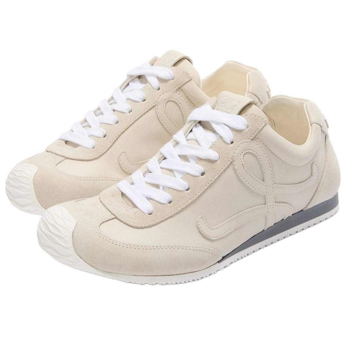 LOEWE Балетки Ballet Runner 2.0 2.0 Low top повседневные кроссовки женские white — фото 4