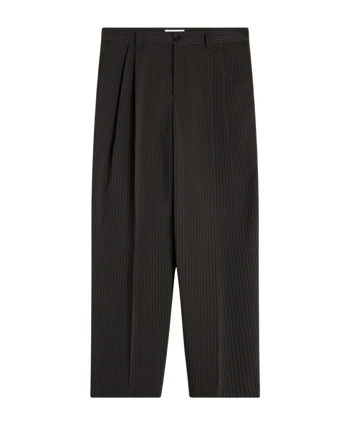 

Универсальные брюки со складками Maison Kitsunã, зеленый