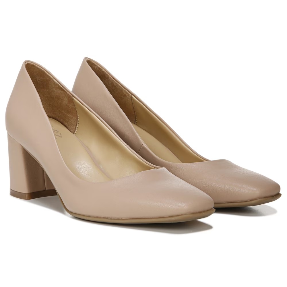 Туфли на каблуке Naturalizer Warner, barely nude faux leather
