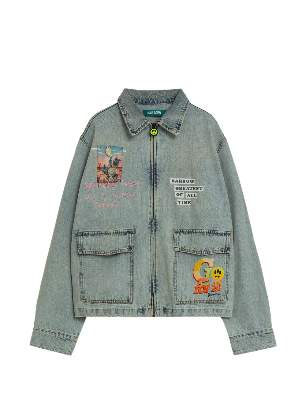 

Куртка с графичным принтом Barrow, синий