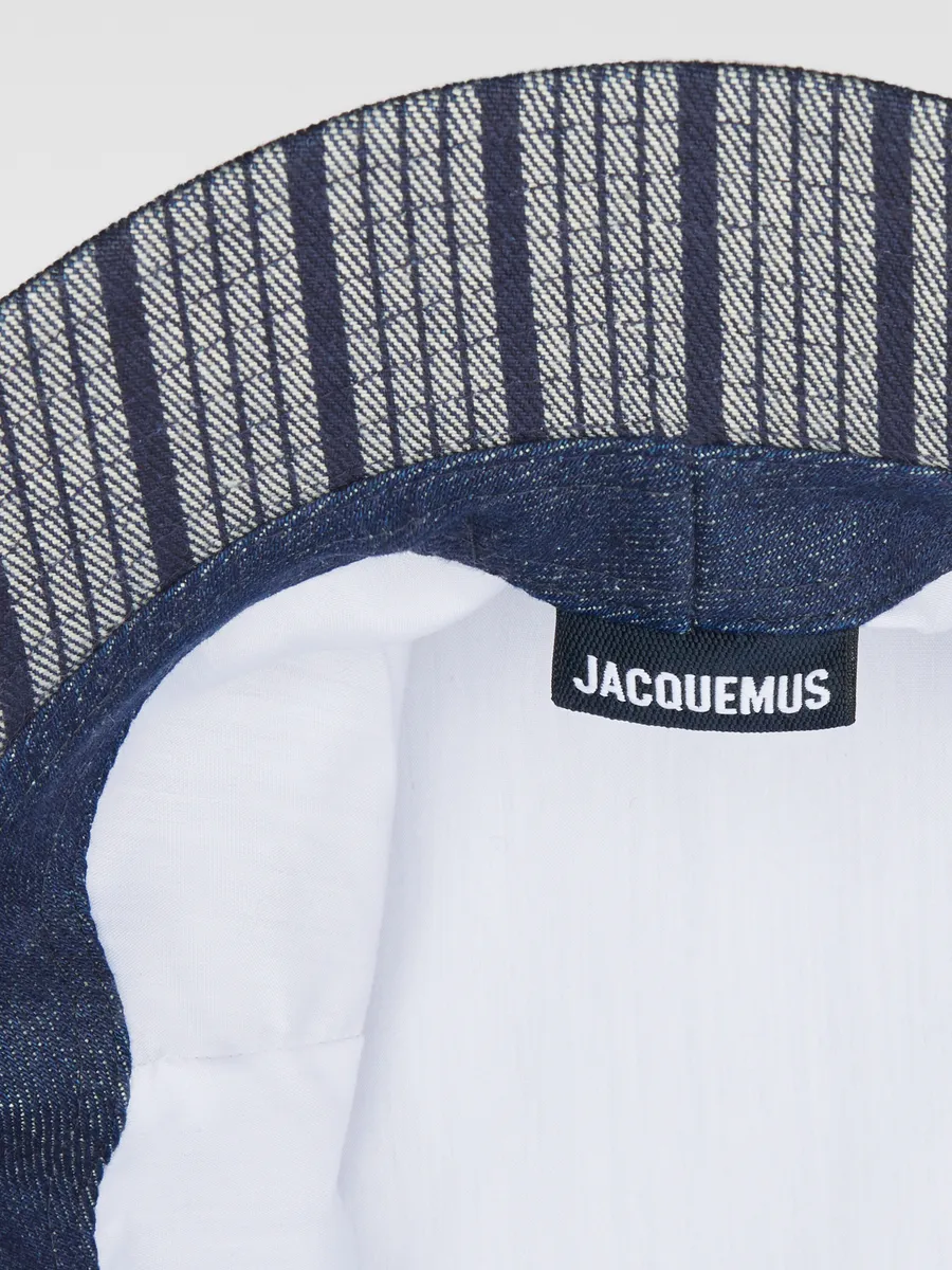 

Завязанная шляпа-ведро Ле Боб Гаджо Jacquemus, темно-синий
