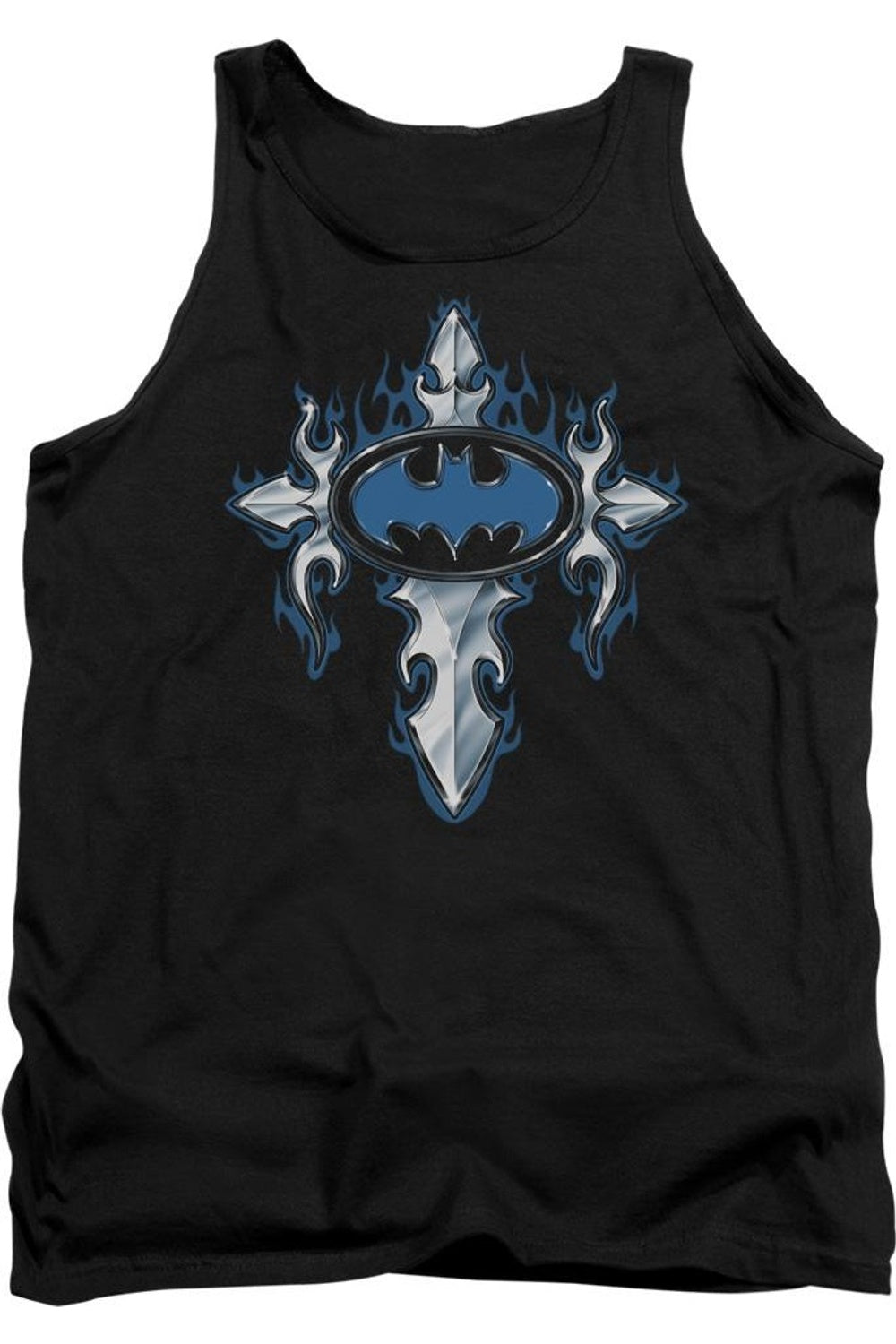 

Майка для взрослых Batman Gothic Steel Logo Gildan, черный