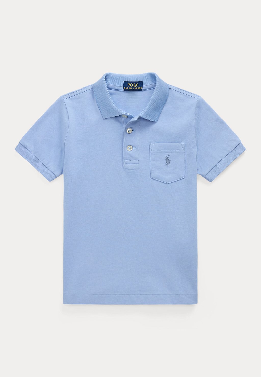 

Поло COTTON JERSEY POCKET POLO SHIRT Polo Ralph Lauren, синий