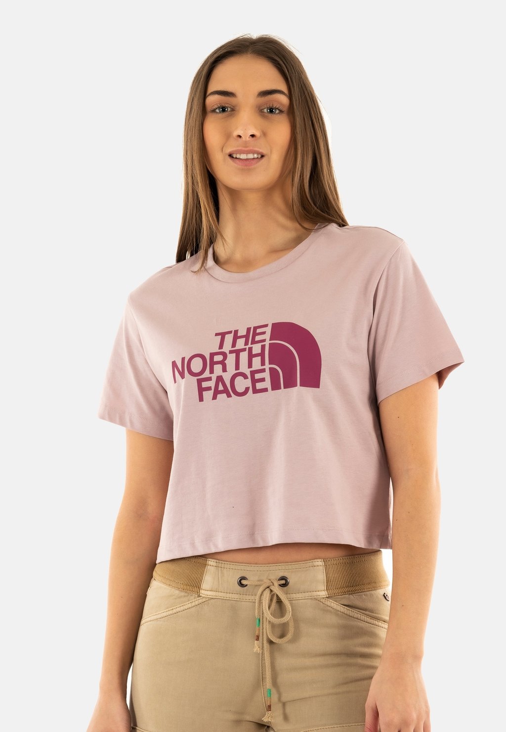 

Футболка с принтом The North Face, фуксия