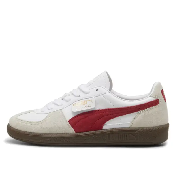 

Кроссовки palermo leather 'white club red' Puma, белый