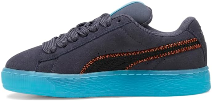 Детские кроссовки Puma Unisex-Child Suede XL (для детей постарше), серый — фото 3