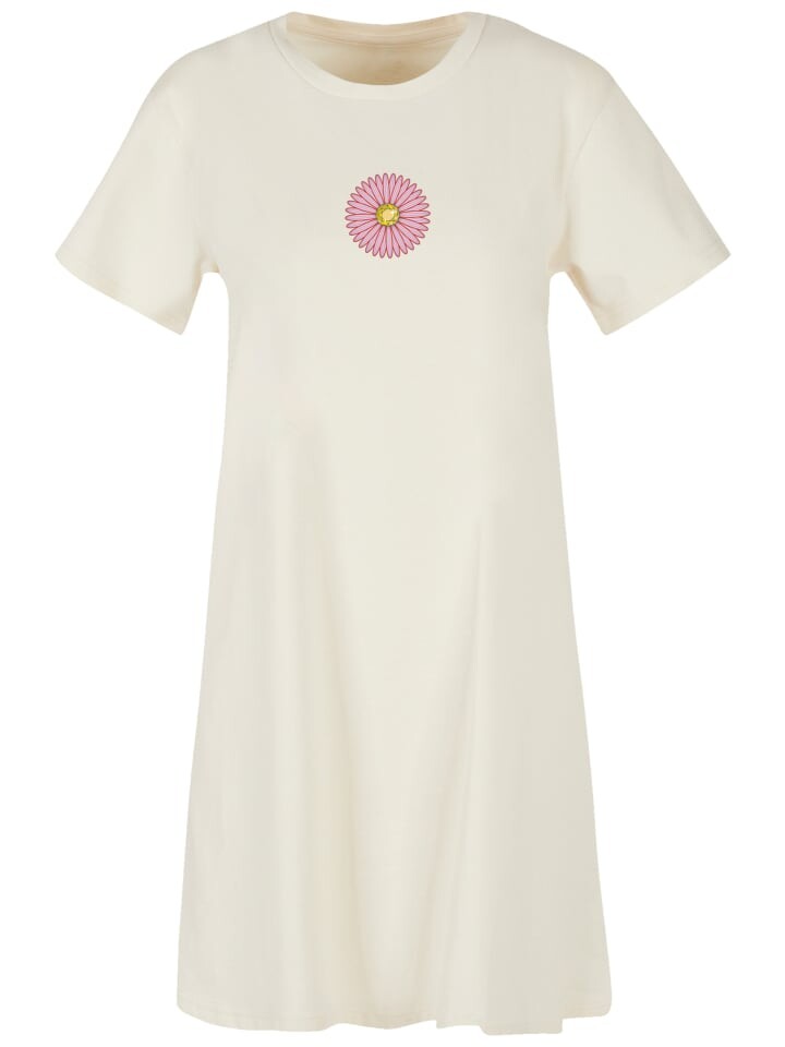 

Футболка emoji couture T-Shirt Kleid Red and pink flower jewel center, цвет Whitesand