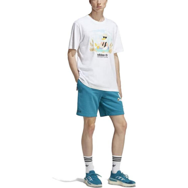 Футболка Adidas Originals Adventure Graphic Tee, белый — фото 4
