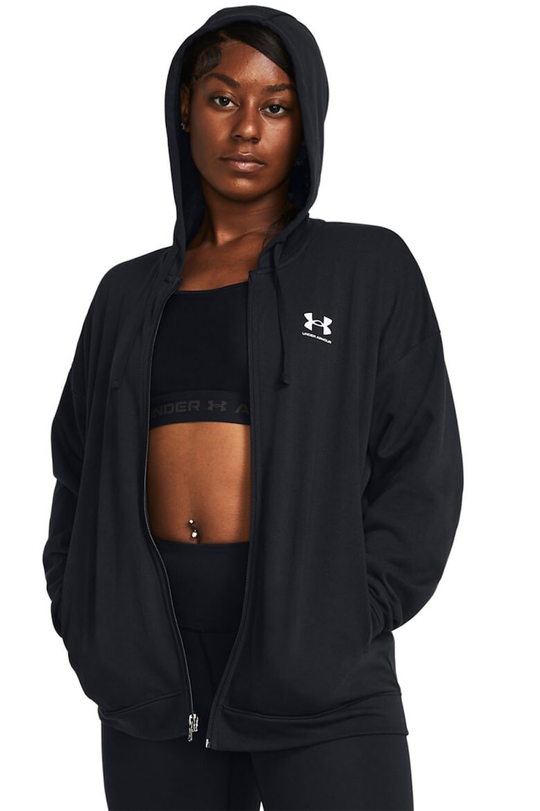 

Толстовка оверсайз Rival Terry Under Armour, черный
